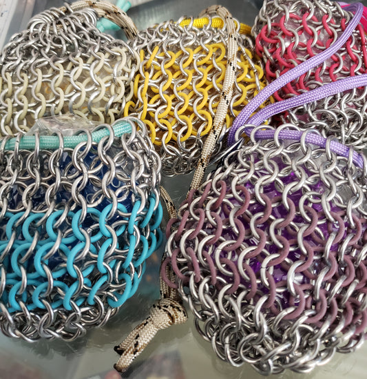 Chainmail Dice Bags!