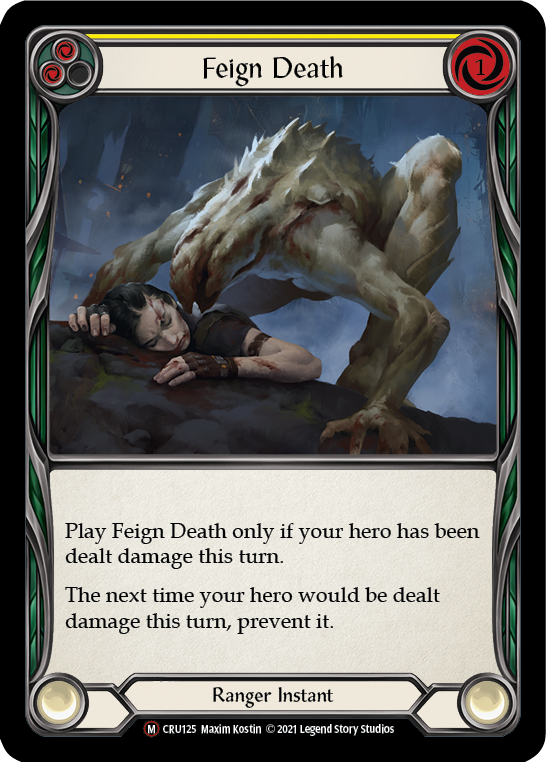 Feign Death [U-CRU125] (Crucible of War Unlimited)  Unlimited Rainbow Foil