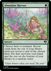 Abundant Harvest [Commander Masters]