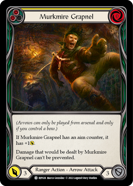 Murkmire Grapnel (Yellow) [RIP026] (Outsiders Riptide Blitz Deck)