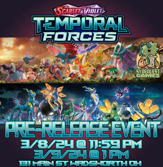 Pokémon TCG Temporal Forces Pre-Release Event