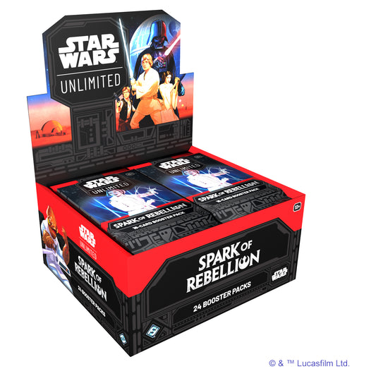 Pre-Order: Star Wars: Unlimited - Spark of Rebellion Booster Display