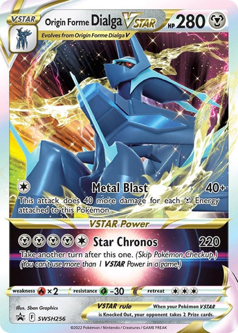 Origin Forme Dialga VSTAR (SWSH256) [Sword & Shield: Black Star Promos]