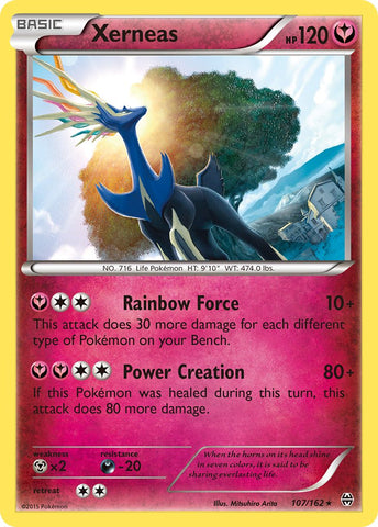 Xerneas (107/162) (Theme Deck Exclusive) [XY: BREAKthrough]