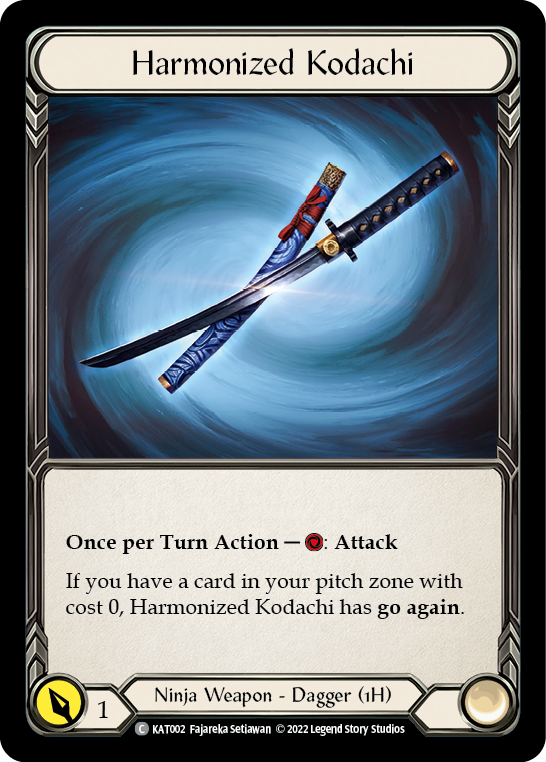 Harmonized Kodachi [KAT002] (Outsiders Katsu Blitz Deck)