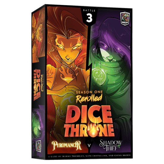 Dice Throne: Pyromancer v Shadow Thief