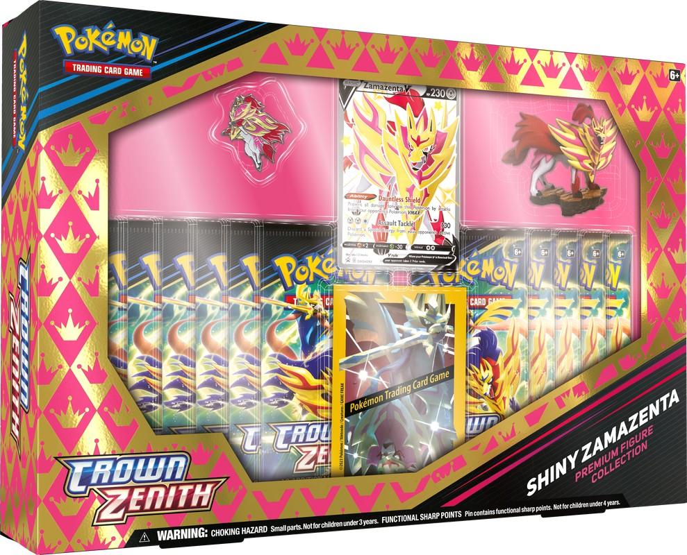Pokemon Crown Zenith Premium Figure Collection Zacian or Zamazenta
