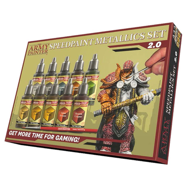 Army Painter Warpaints: Speedpaint Metallics Set 2.0