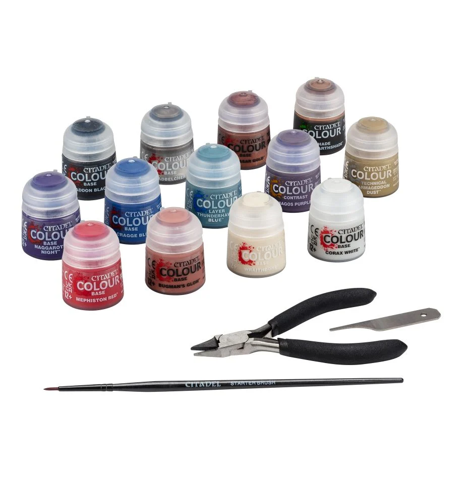 Warhammer 40k - Paints and Tools Set (60-12) (New)
