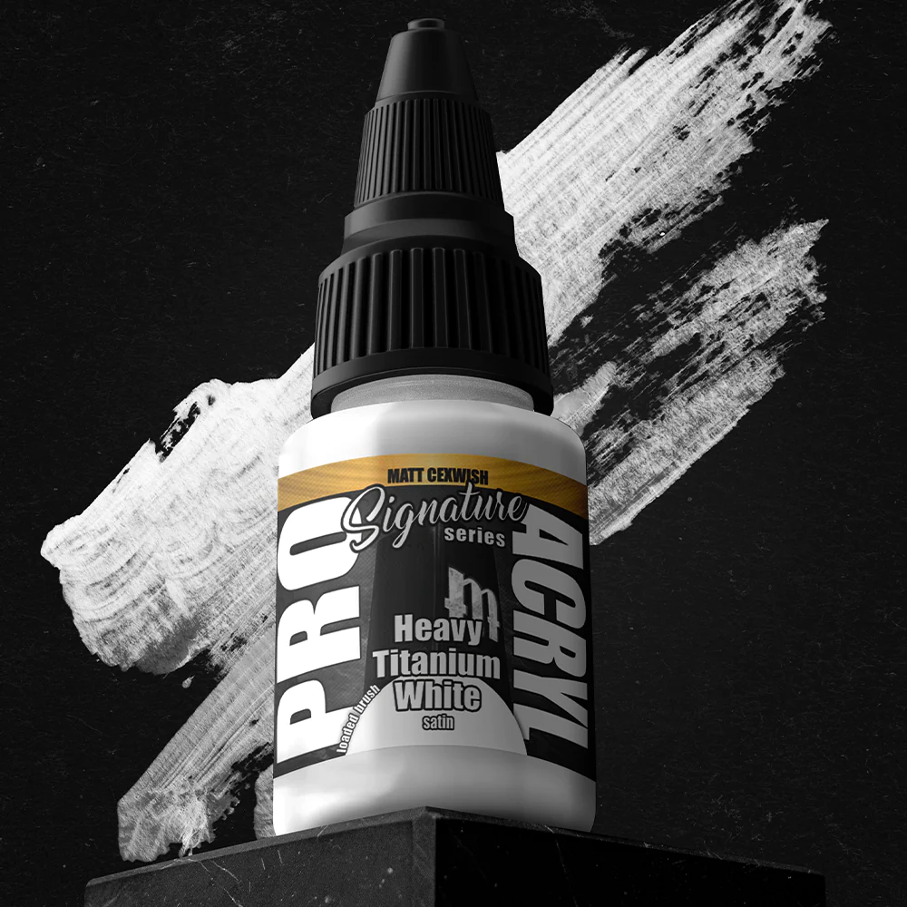 Pro Acryl - Matt Cexwish Heavy Titanium White by Monument Hobbies