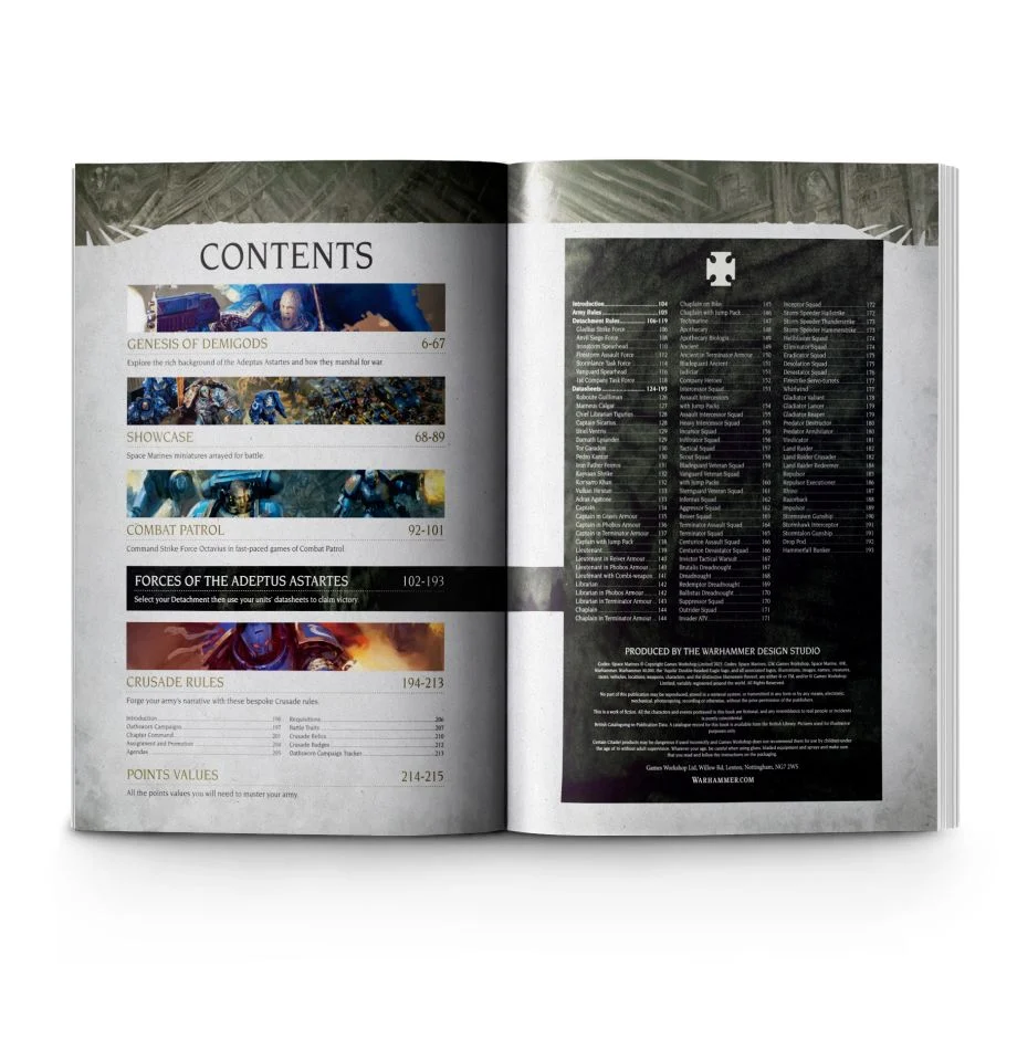 Warhammer 40K: Codex Space Marines (10th Edition) (48-01)