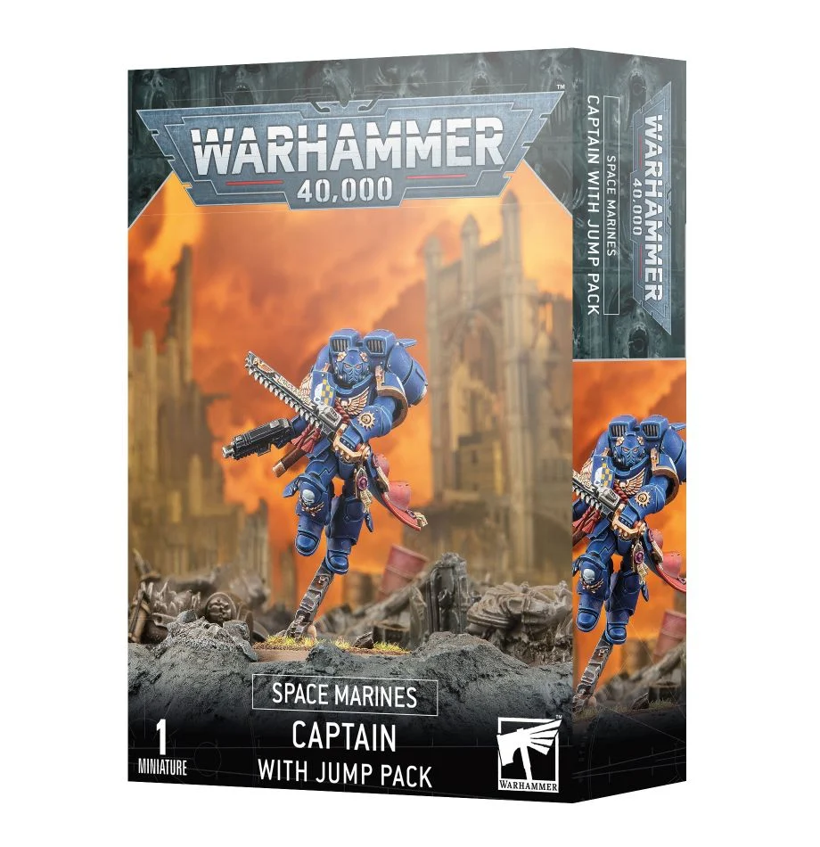 Warhammer 40K - Space Marines Captain with Jump Pack (48-17)