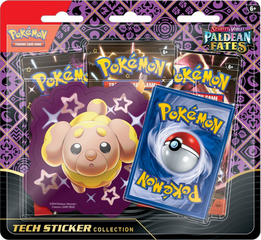 Pokemon Scarlet & Violet Paldean Fates (4.5) Tech Sticker Collection