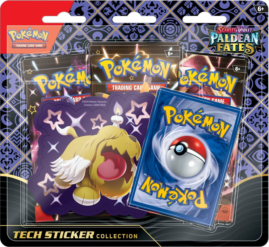 Pokemon Scarlet & Violet Paldean Fates (4.5) Tech Sticker Collection