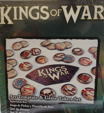 Kings Of War Arc Template & Game Token Set (MGKWM108)
