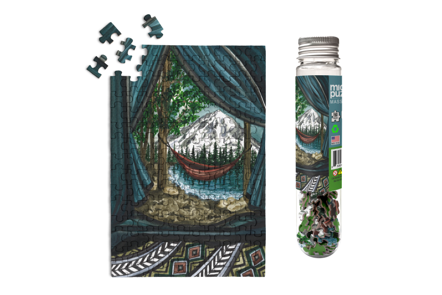 Mt. Rainier National Park Outdoor Jigsaw Puzzle Nature Gift