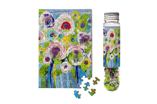 Bouquet of Beauty Mini Jigsaw Puzzle Tube