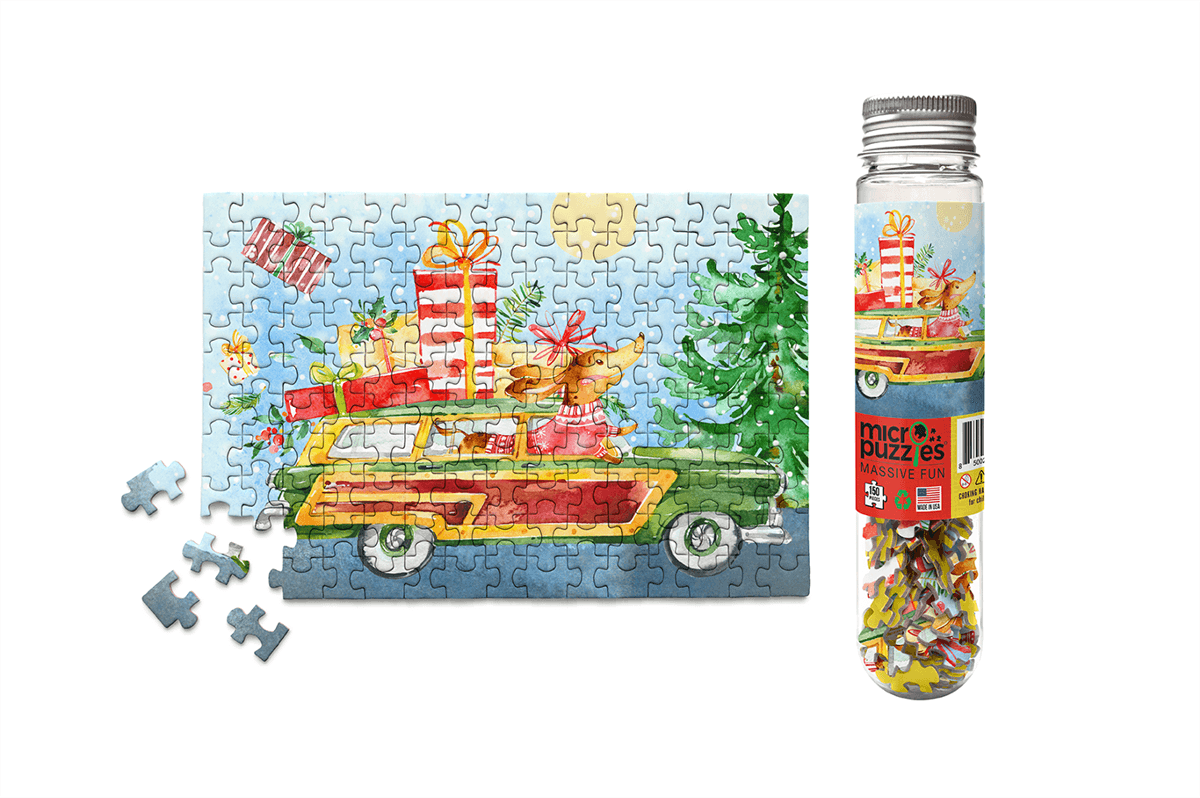 Holidays - Station Waggin MicroPuzzle  Mini Jigsaw Puzzle