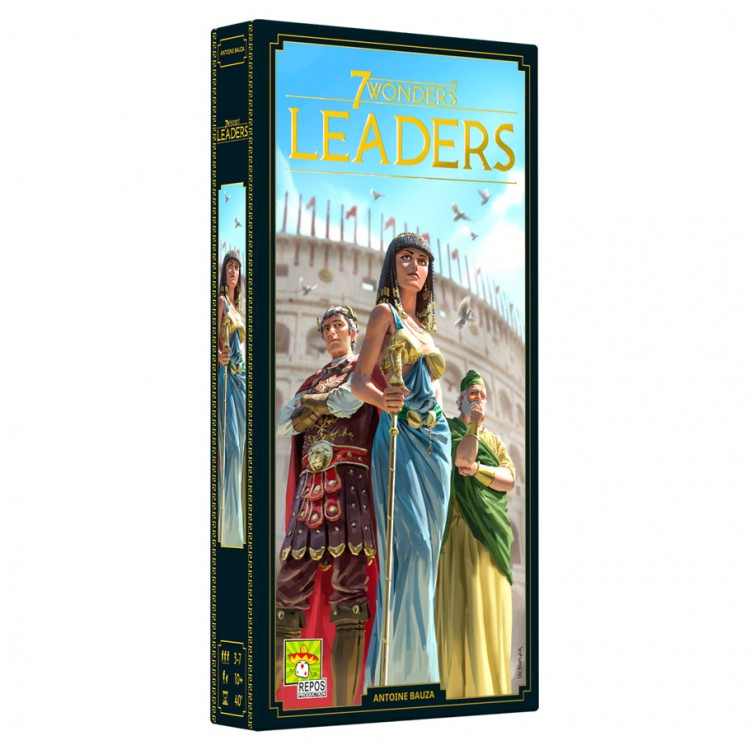 7 Wonders: Leaders Expansion - At the heart of your city, exceptional men and women inspire your people and carry your civilization to its acme. Choose them carefully and they will contribute to your greatness. Neglect them and they will end up leading rival cities!