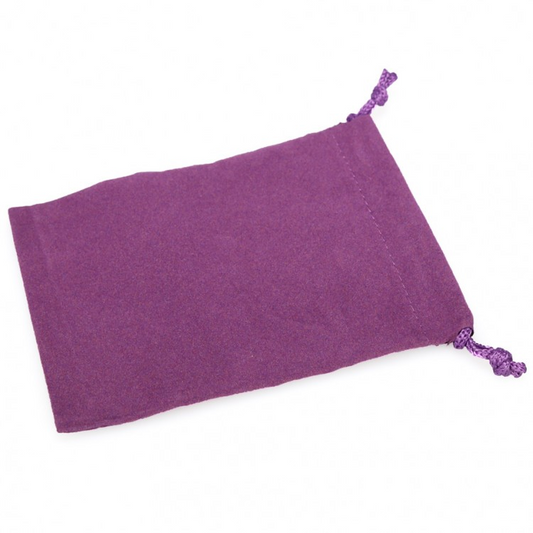 Dice Bag: Suede Cloth Purple