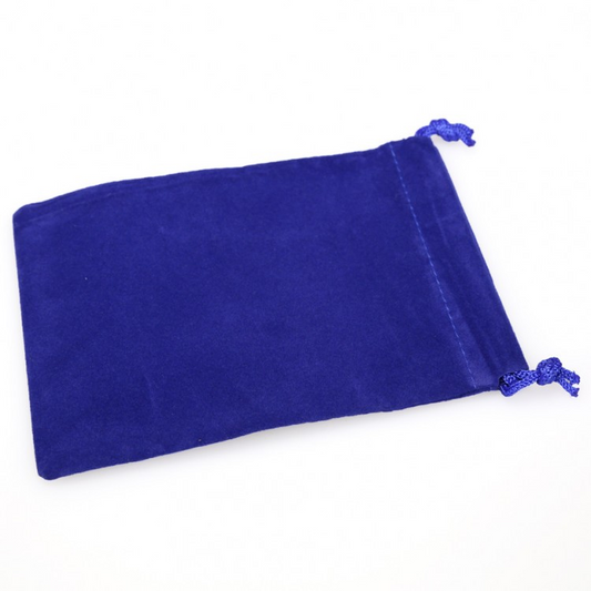 Dice Bag: Suede Cloth Royal Blue