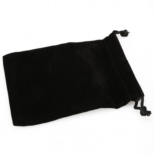 Dice Bag: SM Suede Cloth Black