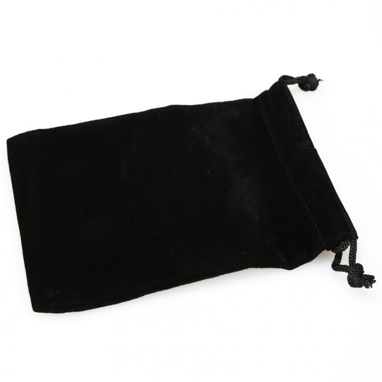 Dice Bag: SM Suede Cloth Black