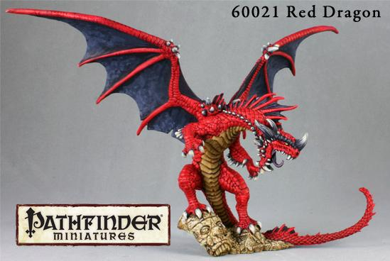 Pathfinder Miniatures: Red Dragon