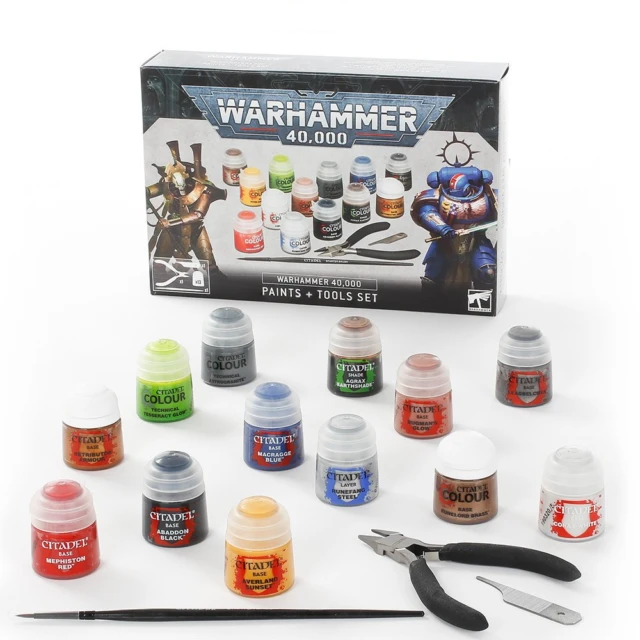 Warhammer 40k - Paints and Tools Set (60-12)