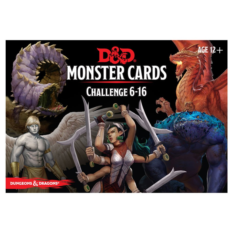 D&D Monster Cards: Challenge 6-16