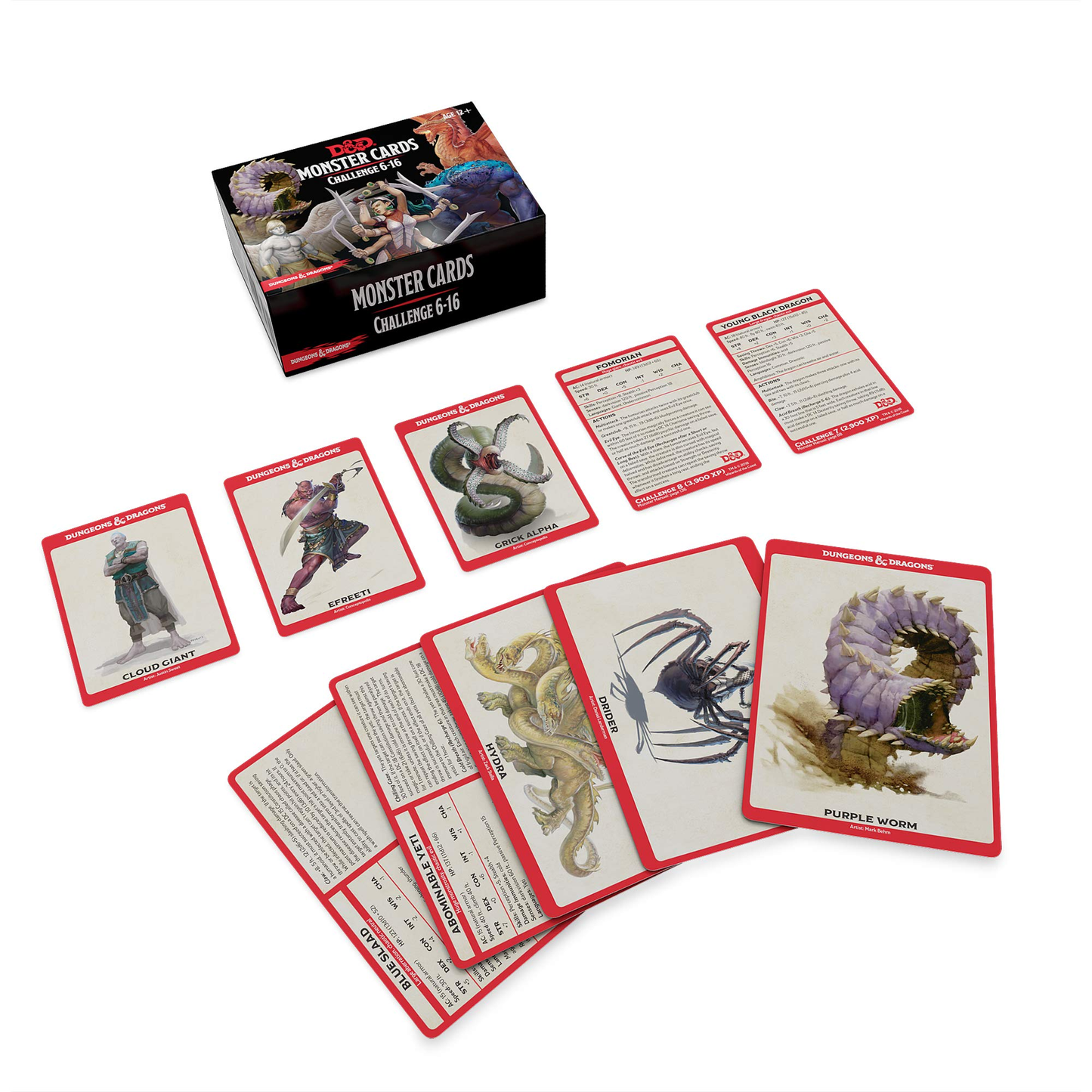 D&D Monster Cards: Challenge 6-16