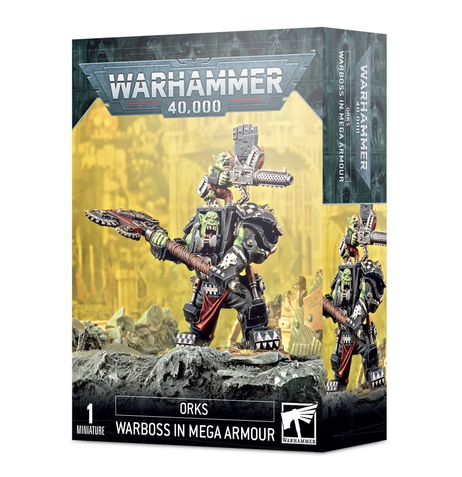 Warhammer 40K: Orks - Warboss In Mega Armour (50-56)