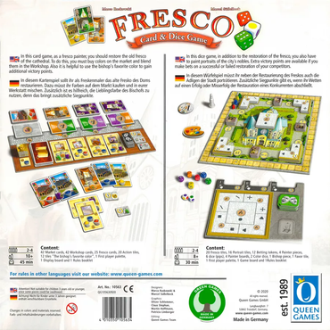 Fresco Card & Dice Game