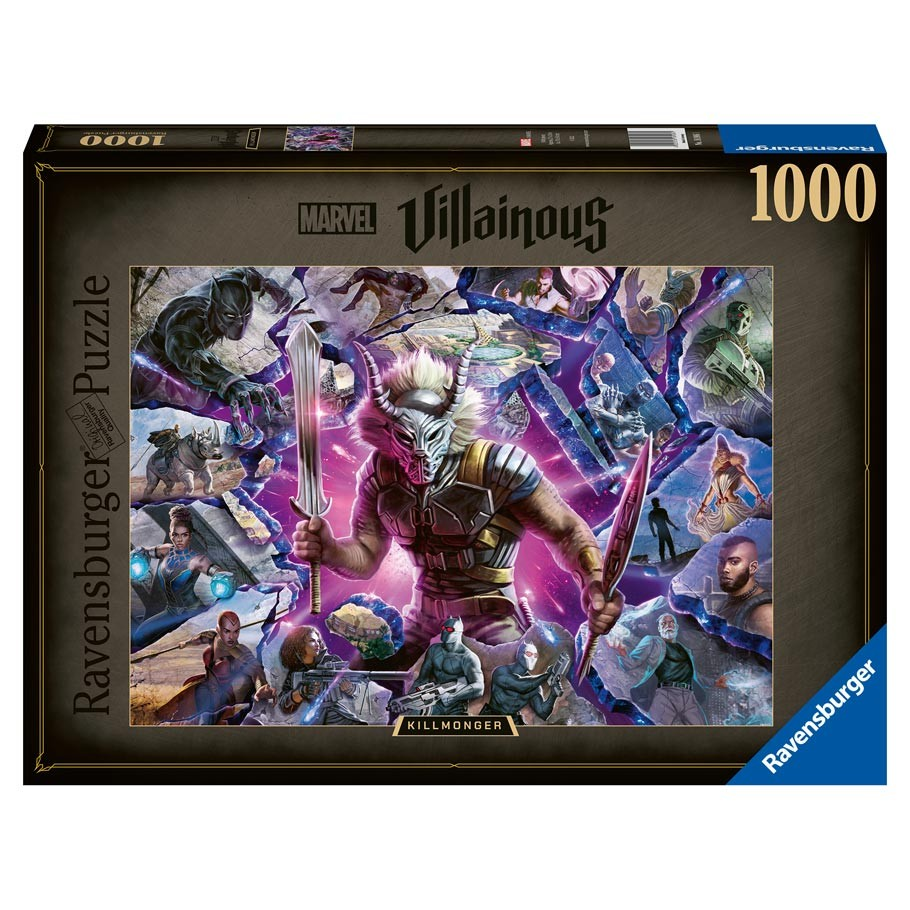 Marvel Villainous Killmonger 1000pc Puzzle