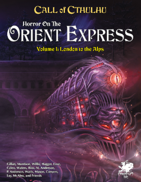 Call of Cthulhu RPG: Horror on the Orient Express Set (2 vol, HC +map)