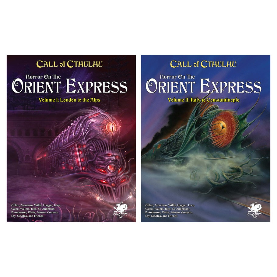 Call of Cthulhu RPG: Horror on the Orient Express Set (2 vol, HC +map)