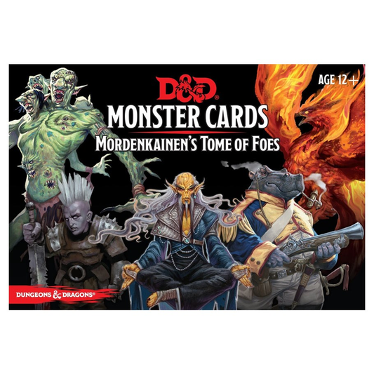 D&D: Monster Cards Mordenkainen's Tome of Foes Deck (109 Cards)
