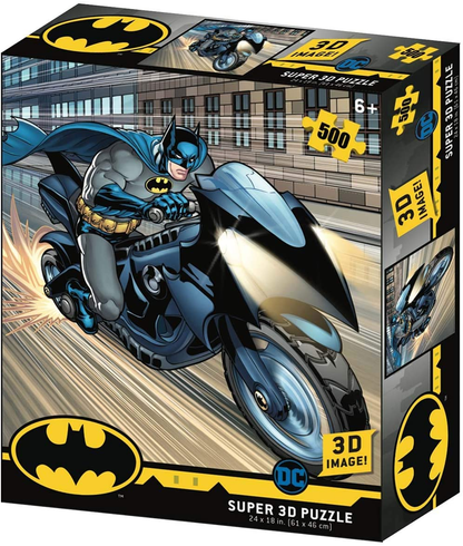 4D Puzzle Batman Batcycle Lenticular