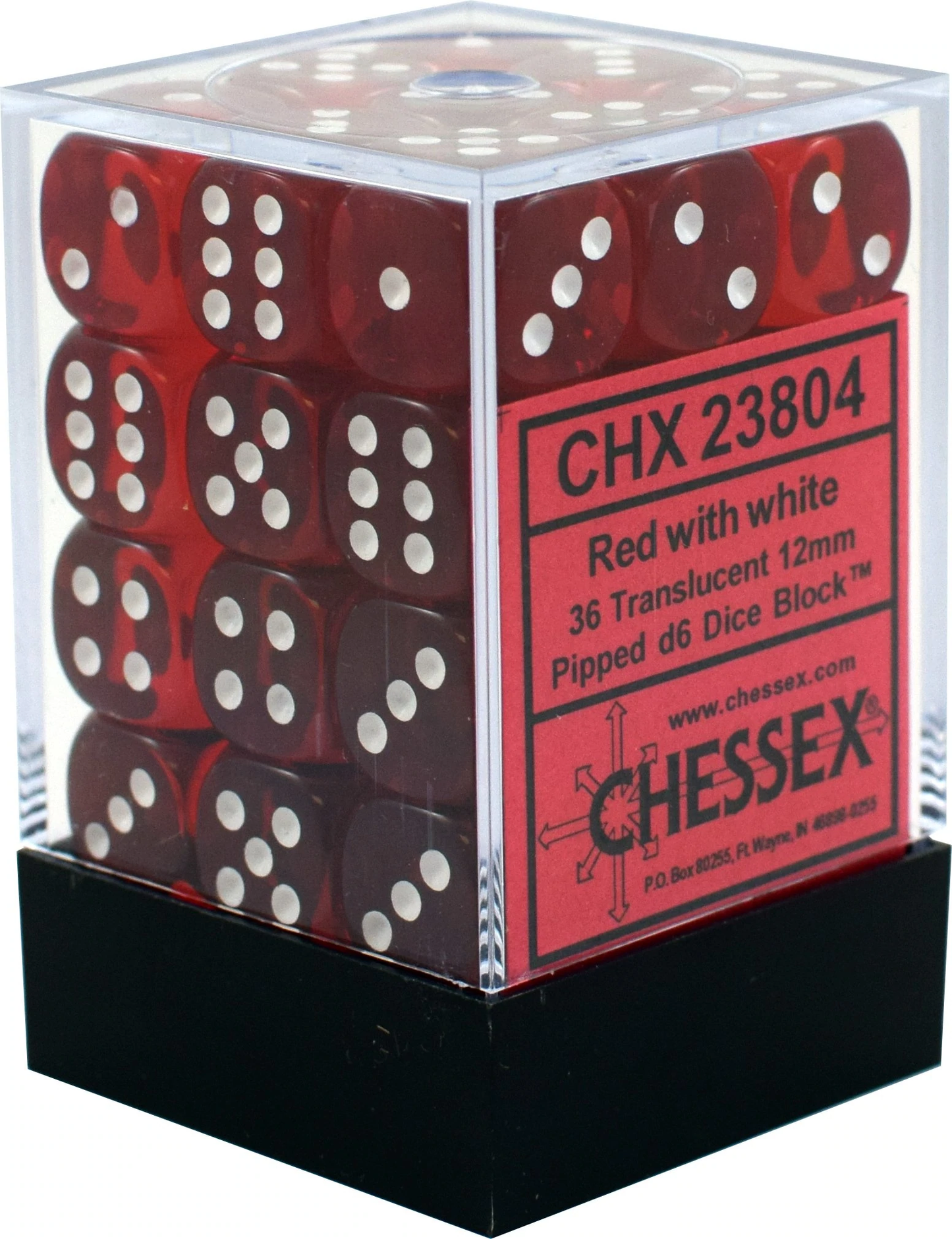 Chessex 12MM 36CT D6 Dice Set