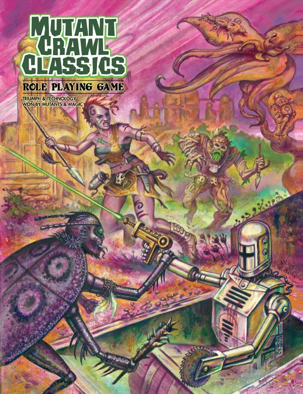 Mutant Crawl Classics Core Rulebook (Softcover)