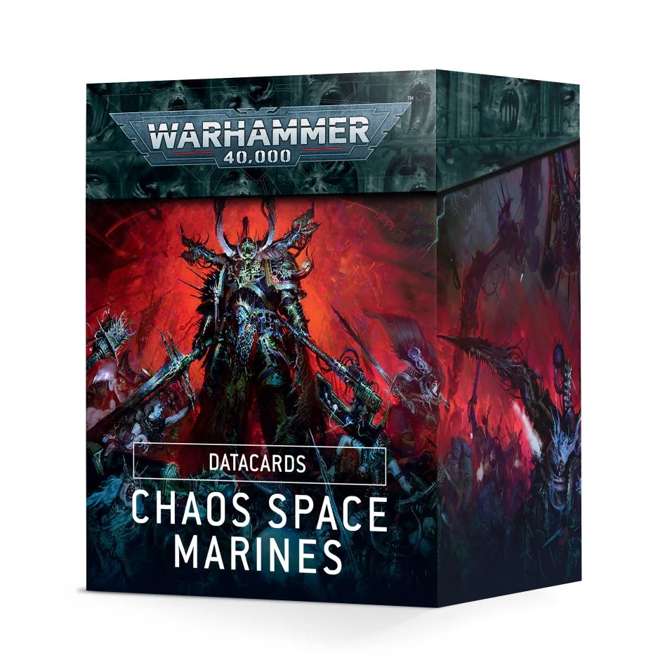 Warhammer 40K - Chaos Space Marines Datacards (43-02)