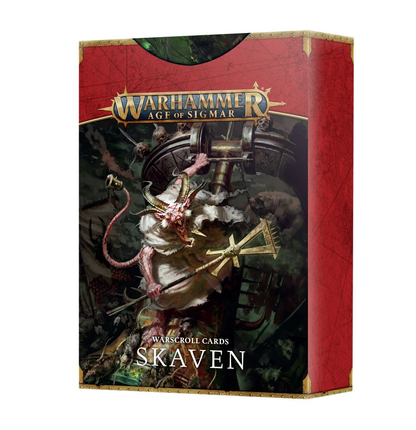 Warhammer Age Of Sigmar Skaven Warscroll Cards (90-05)