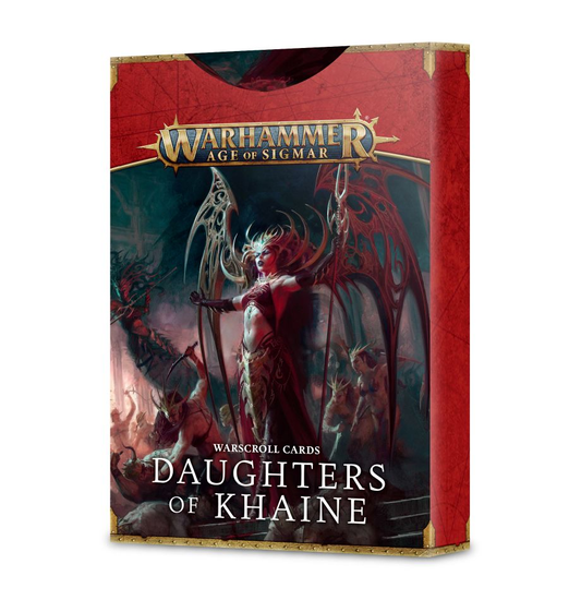 Warhammer Age Of Sigmar Daughters Of Khaine Warscroll Cards (85-06)