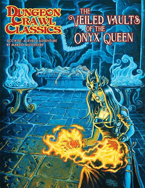 Dungeon Crawl Classics (DCC) Adventure #101: Veiled Vaults of the Onyx Queen