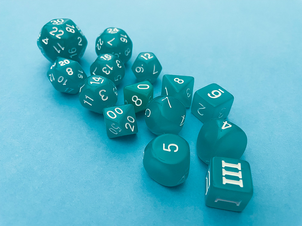 Dungeon Crawl Classics (DCC): Neutral Wizard Dice