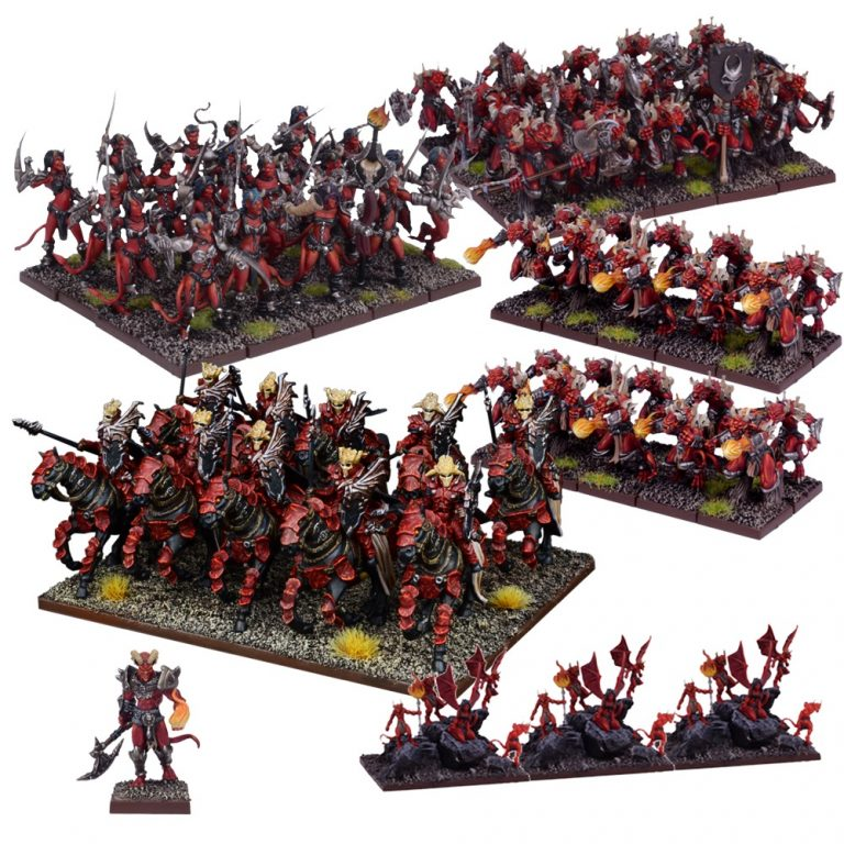 King Of War Forces Of The Abyss Army