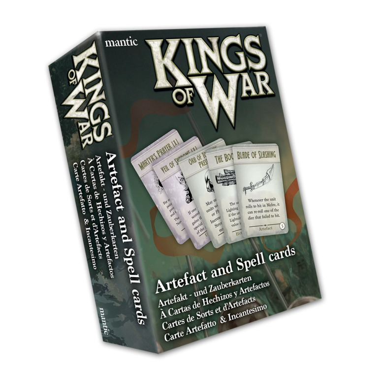 Kings Of War Artifact And Spell Cards