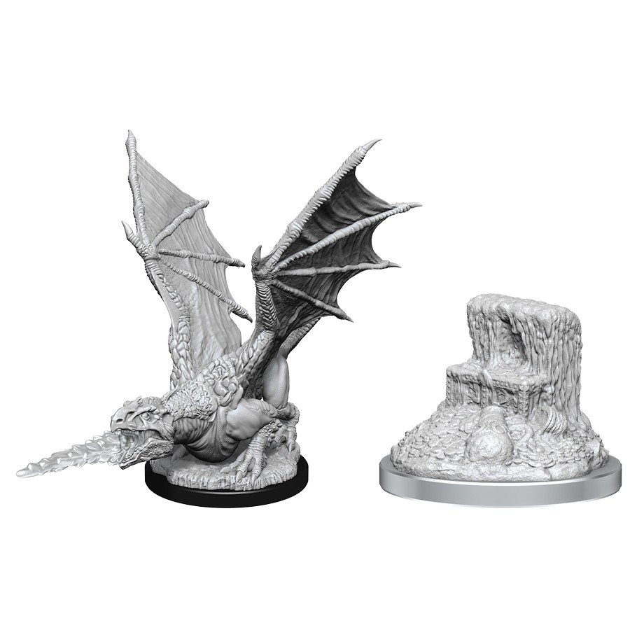 D&D Nolzur's Miniature: White Dragon Wyrmling