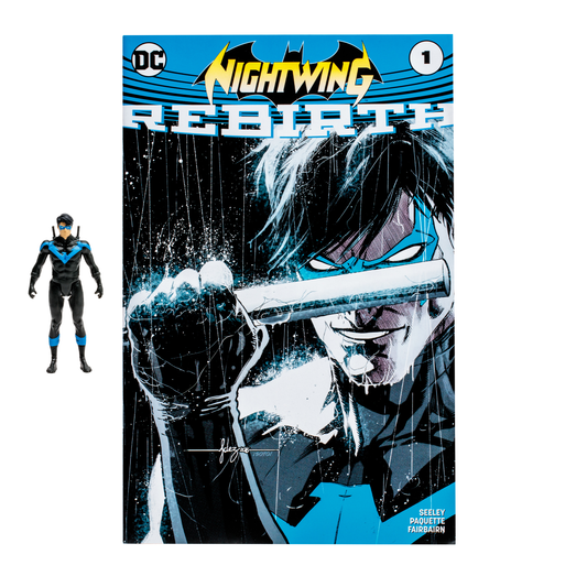 DC Direct - 3in Figure with Comic - Nightwing (DC Rebirth)