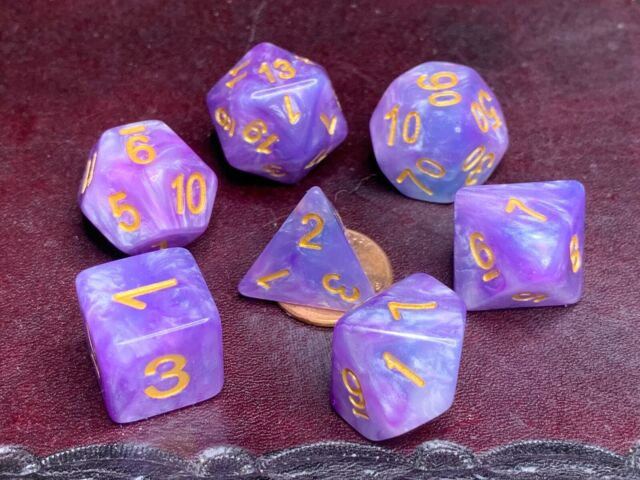 16mm Resin Polyhedral Set Colorful Set Assortment (612)